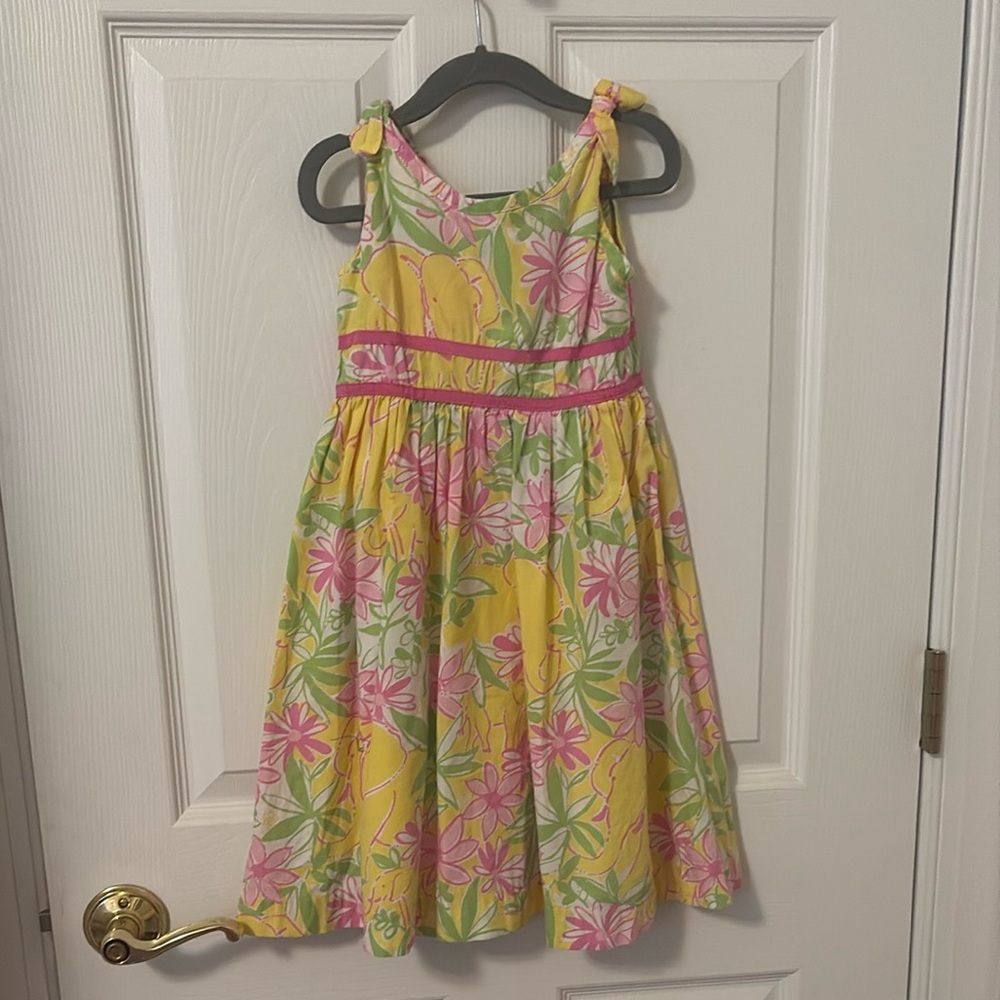 Lilly Pulitzer Yellow and Pink Sundress